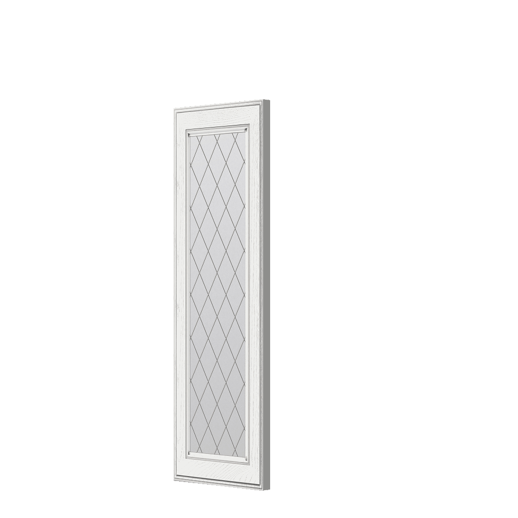 Кухонный шкаф с нишей 1-дверный 920х450х300мм Белый витрина